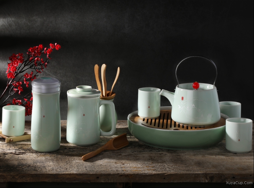璽玉養(yǎng)生青瓷家庭套裝VT207