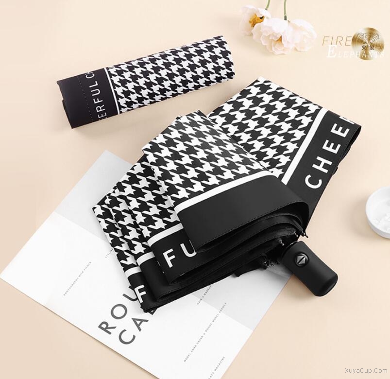 千鳥格自動晴雨傘 HXB-YS152